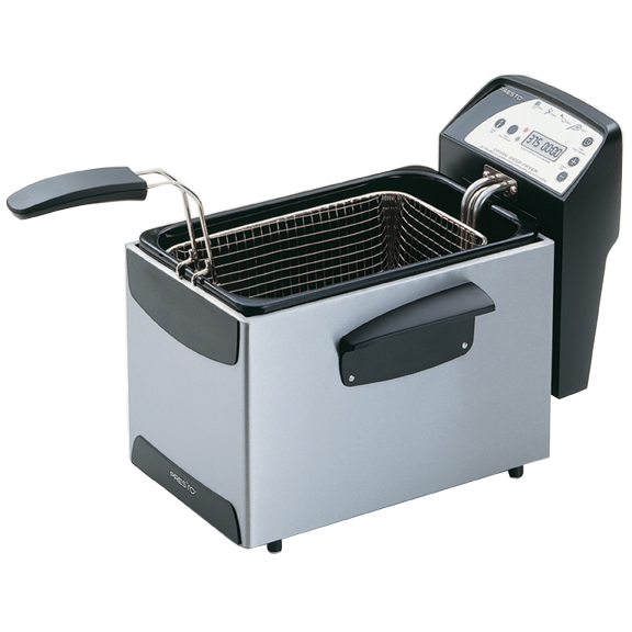 Presto 05462 Professional Immersion Deep Fryer, Fast Oil Temperature