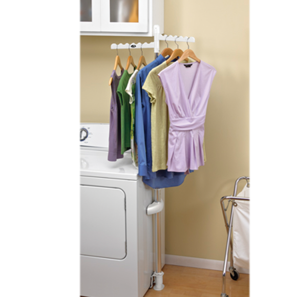 Whirlpool XHS1000XX Laundry 123 Adjustable Clothes Rack, Collapsible