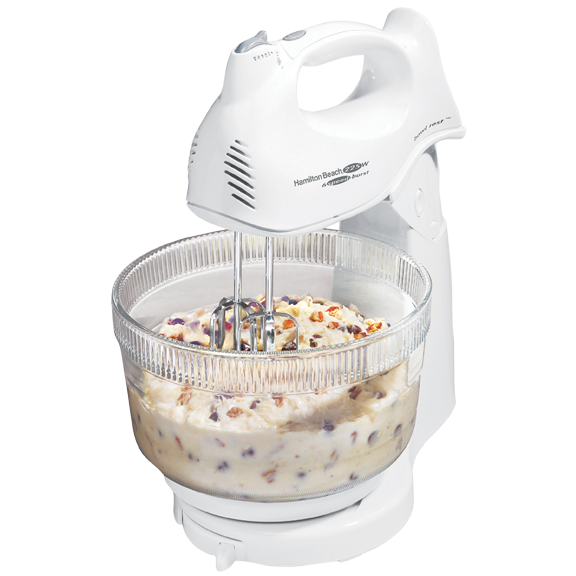 Hamilton Beach 64695 Power Deluxe Hand/Stand Mixer, Powerful 225 Watt
