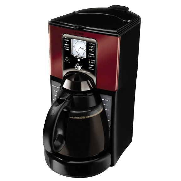 Mr. Coffee FTX49-NP 12 Cup Programmable Coffee Maker, Removable Filter Basket, Brewing Pause ...