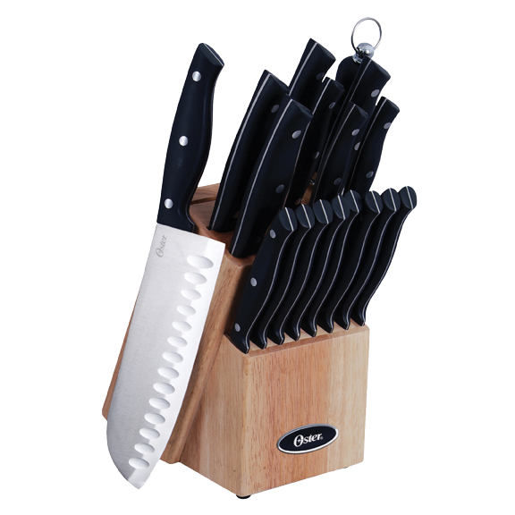 Oster 69529.14 14 Piece Cutlery Block Set, High Quality Stainless Steel