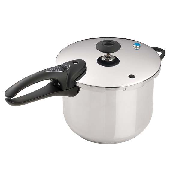 Presto 01365 6Qt Pressure Cooker, Helps Tenderize Leaner Cuts Of Meat