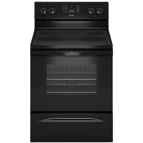 Whirlpool WFE510S0AB 30" Electric Smooth Top Range, 4.8 CuFt, Self