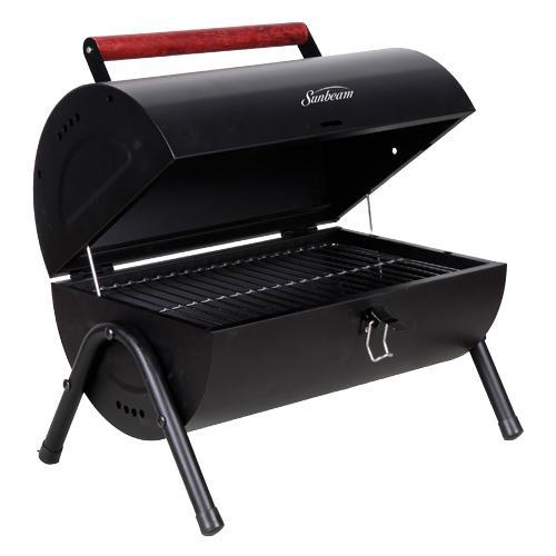 Sunbeam 85234.01 Charcoal Steel Barrel BBQ Grill, 220 Sq. Inches, 2