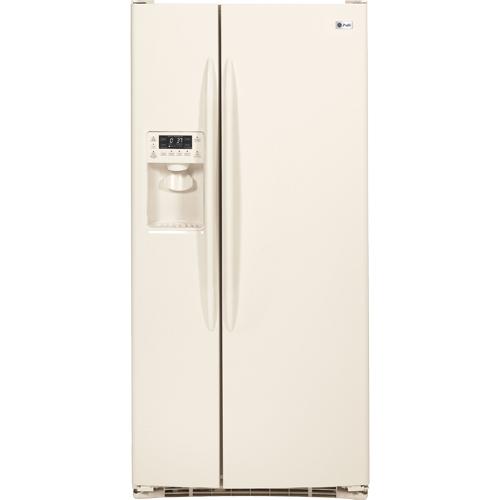 GE PSSF3RGZCC 23.1 CuFt Bisque 2 Door SideBySide Refrigerator