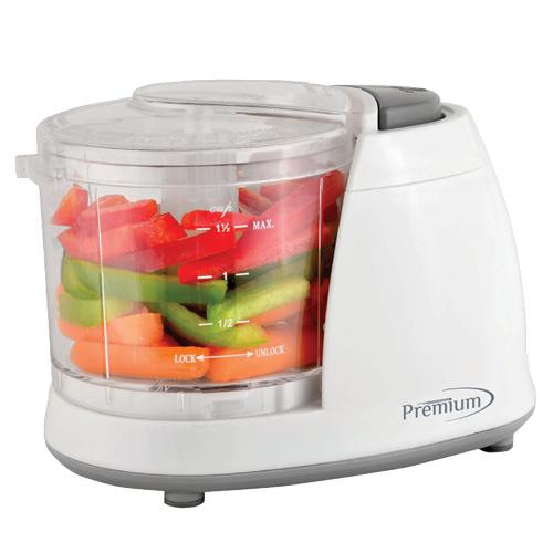 Premium PMC156 Mini Food Chopper, 1.5 Cup Capacity, Pulse Control