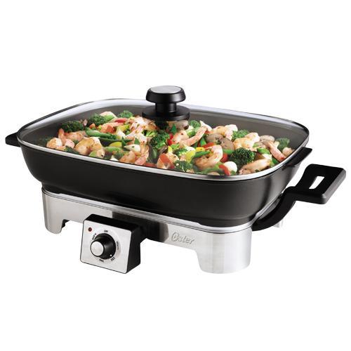 Oster CKSTSKRM16 Removable Electric Skillet, ExtraLarge 16