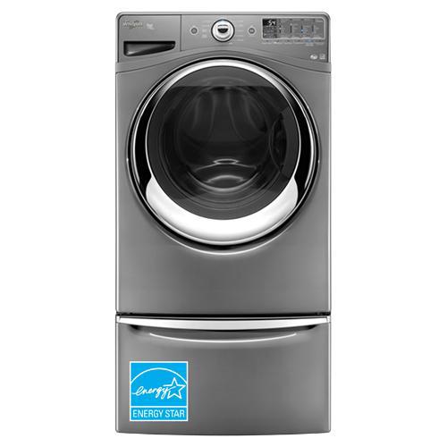 Whirlpool WFW88HEAC 4.3 CuFt Duet Steam Front Load Washer, 12 Cycles, Superior Cleaning with