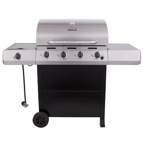 char-broil 4 burner gas grill with side burner