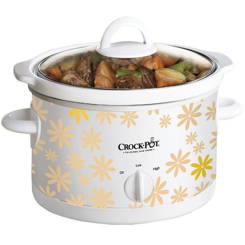 CrockPot SCR250DA 2.5 Quart Round Slow Cooker, Removable Round