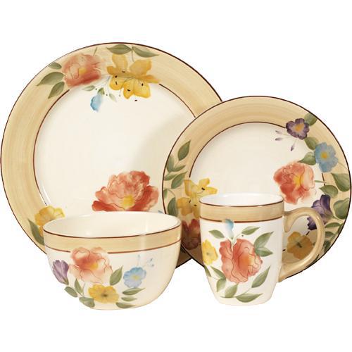 Pfaltzgraff 5095588 Kiera 16 Piece Service For 4 Dinnerware Set