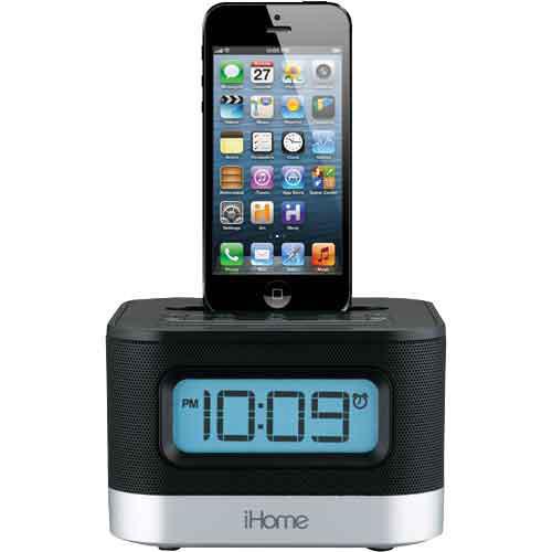 iHome IPL10BC Dual Charging Stereo FM Clock Radio With Lightning Dock