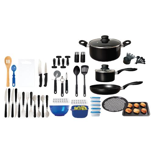 Gibson 91923.59 Total Kitchen 59 Piece Cookware Combo Set BrandsMart USA