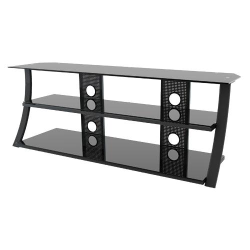Etec E1460C 60" Flat Panel TV Stand, Supports Most Flat Panel TVs Up To