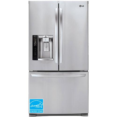LG - 26.8 Cu. Ft. French Door Refrigerator with Thru-the