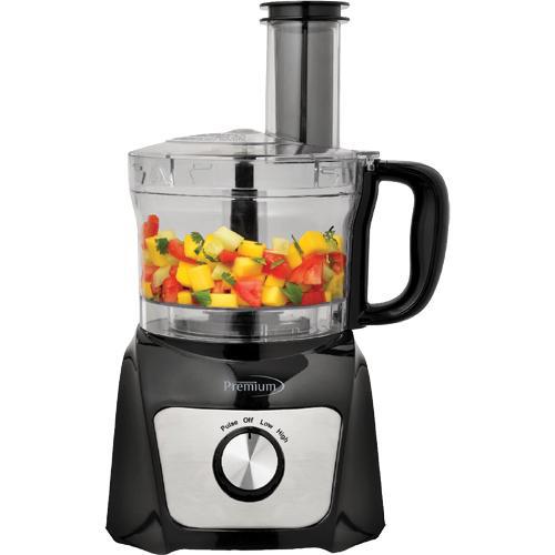 Premium PFP500 8 Cup Food Processor, Stainless Steel Blades, Two Speeds