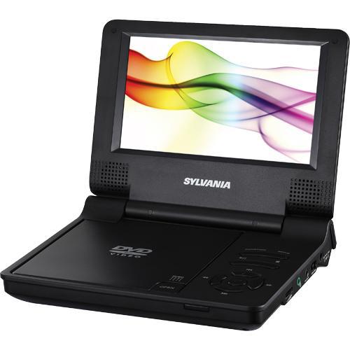 Sylvania SDVD7002B 7" Wide Portable DVD Player, 7" Widescreen 169