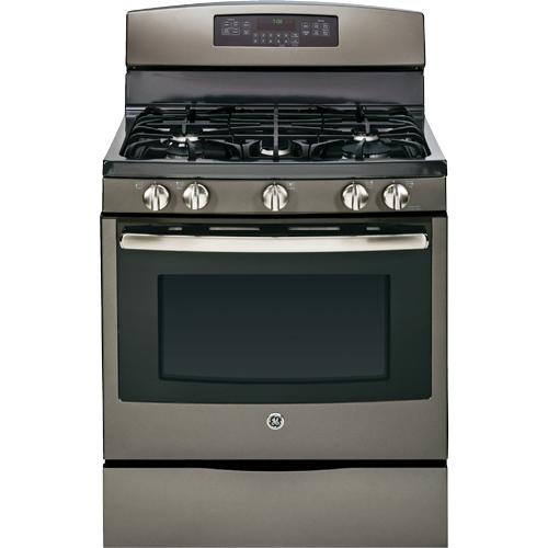 GE JGB750EEFES 30" Freestanding Gas Range, 5.6 CuFt, 5 Sealed Burners