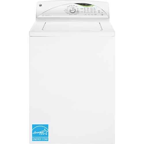 GE GTWN5450DWW 3.9 CuFt High Efficiency White 27" Top Load Washer