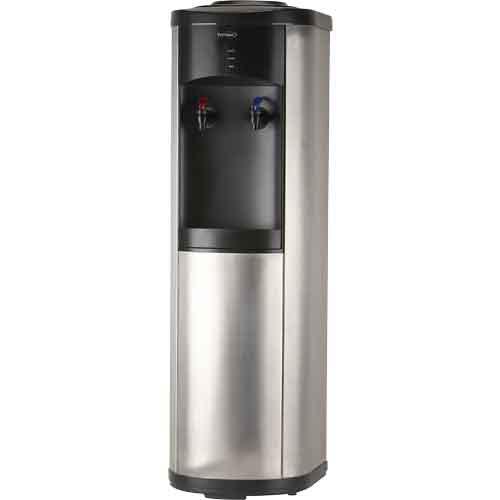 Premium PWC215T Tank Water Dispenser, Cold Or Hot Water, Push Button Dispenser, Stainless Steel