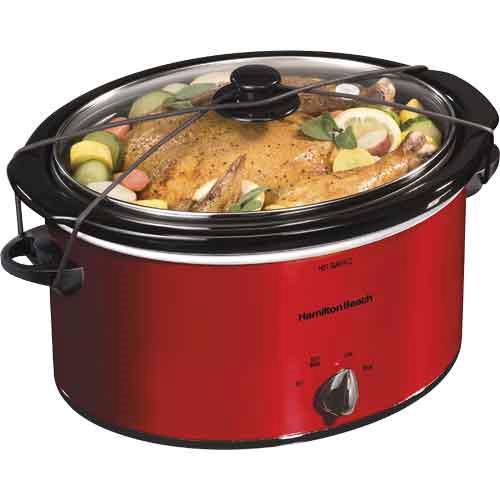Hamilton Beach 33155 5 Quart Slow Cooker, Lid Strap And Gasket To