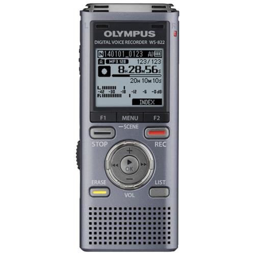 Olympus WS822GMT Digital Voice Recorder, 1,000 Hours Of Recording Time