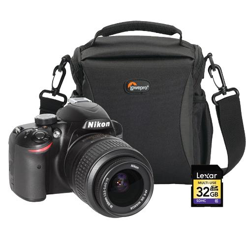 Digital SLR 24.2 MP Camera With Camera Bag And 32GB SDHC Card