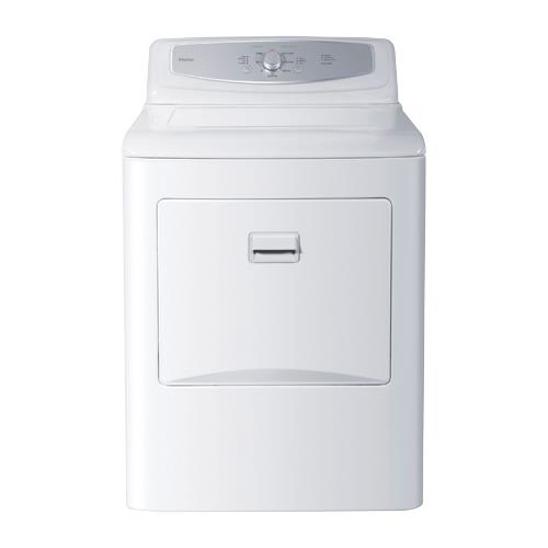 Haier GDE480BW 6.5 CuFt Super Plus Capacity Electric Dryer, 7 Cycles, 4