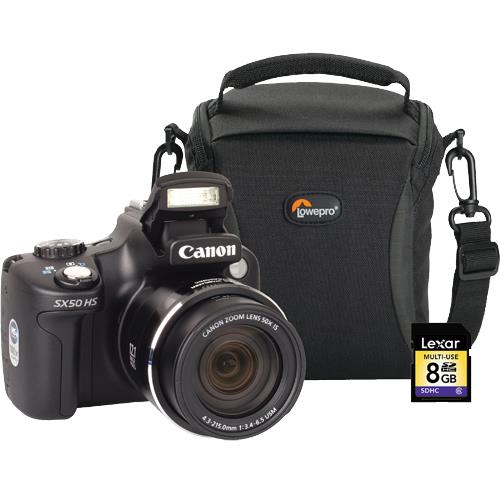 12.1 MP PowerShot Digital Camera With Camera Bag And 8GB Memory Card