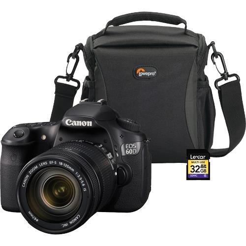 Digital SLR 18.0 MP EOS Camera With Camera Bag And 32GB Memory Card