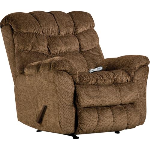 Simmons BM850 Alpine Heat & Massage Chocolate Rocker Recliner