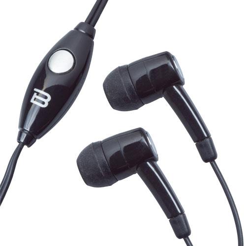 Bytech STHD101 Stereo Earbud Black Headphones BrandsMart USA