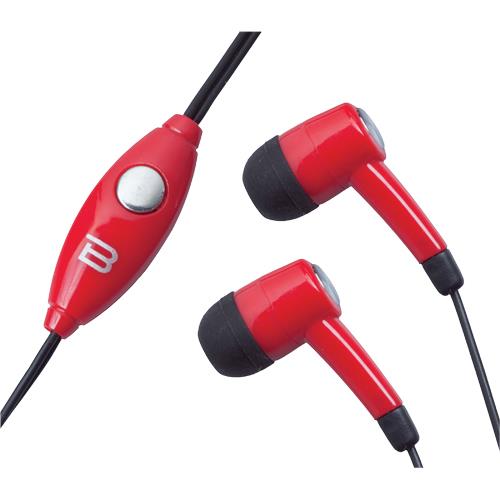 Bytech STHD103 Noise Cancelling Earbud Red Headphones BrandsMart USA