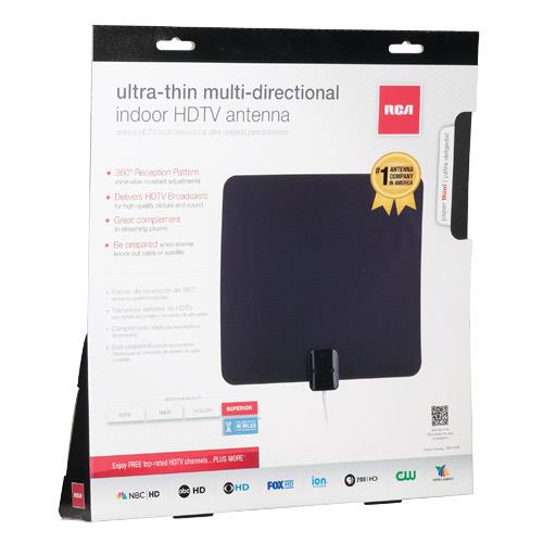 RCA ANT1100F Indoor OmniDirectional Thin Film Antenna BrandsMart USA