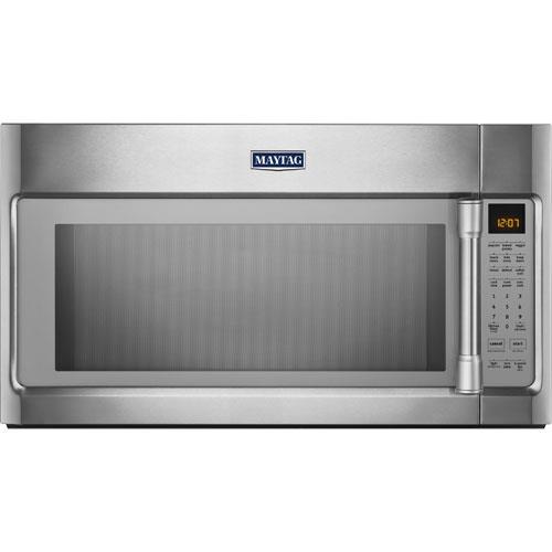 Maytag MMV5219DS 2.1 CuFt 1000 Watt Stainless Steel Over the Range