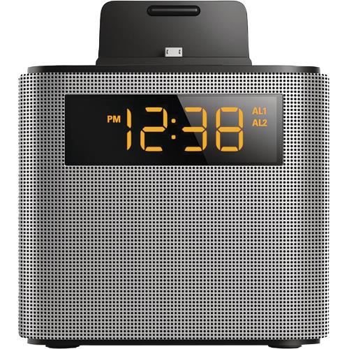 Philips AJT3300/37 Bluetooth Clock Radio With iPhone/Android Speaker Dock BrandsMart USA