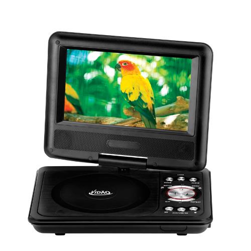 Vidao PDV707KIT 7" Portable DVD Player, USB Port To Instantly View