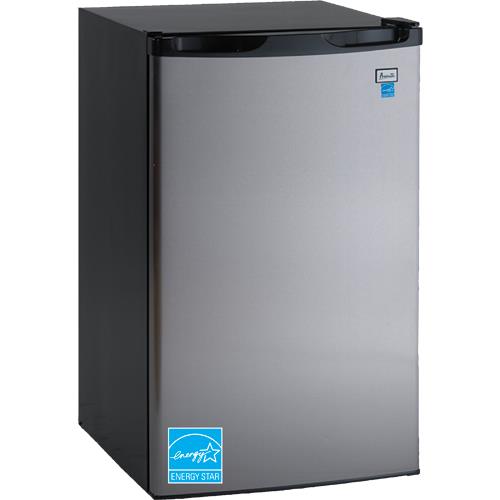 Avanti RM4436SS 19.25" Black 4.4 CuFt Compact Refrigerator BrandsMart USA