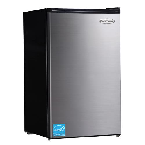 Premium PRF44600MS 19.5" Stainless Steel 4.4 CuFt Compact Refrigerator