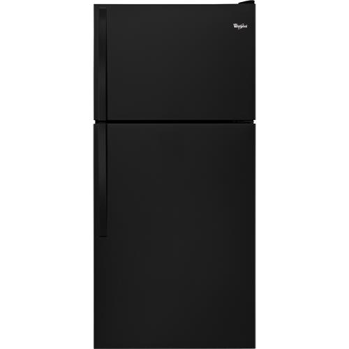 Whirlpool 18.2 CuFt Black 2 Door Top Freezer Refrigerator WRT318FZDB