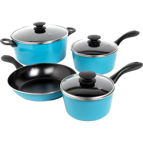 Sunbeam 91504.07 7 Piece Cookware Set, Carbon Steel, NonStick Interior