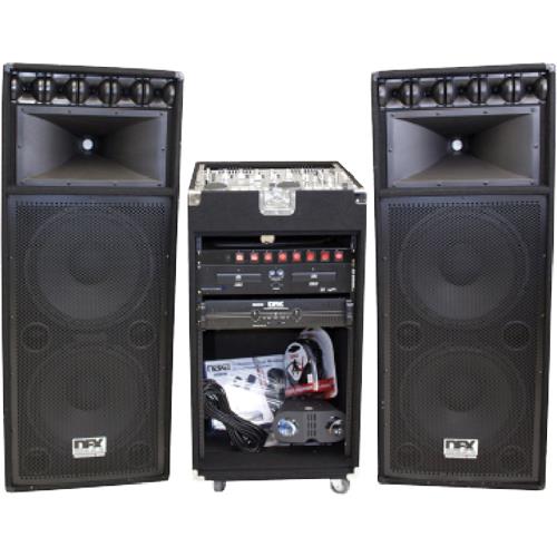 BriteLite 4000 Watt DJ And Karaoke System DJPRO9000 BrandsMart USA