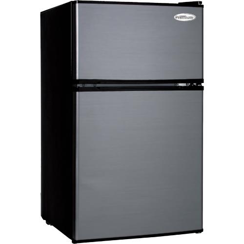 Premium 18.5" Stainless Steel 3.1 CuFt Compact Refrigerator