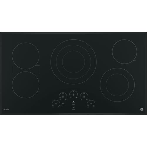GE Profile Series 36" 5 Burner Electric Cooktop PP9036DJBB