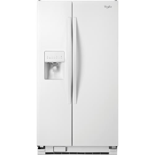 Whirlpool WRS325FDAW 24.5 CuFt White 2 Door SideBySide Refrigerator