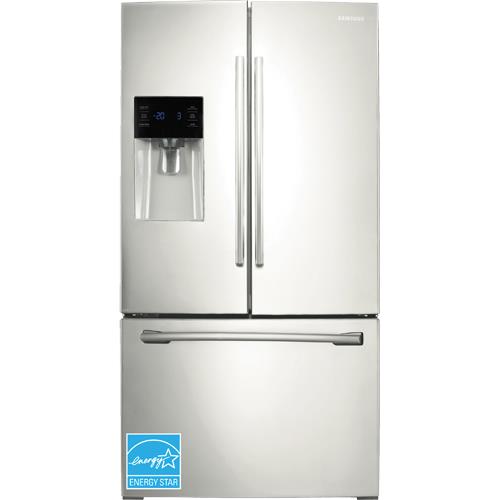 Samsung RF263TEAEWW/AA 24.6 CuFt White 3 Door French Door Refrigerator BrandsMart USA