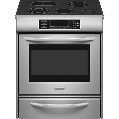 KitchenAid 30" Slide In Electric Range KESS908SPS BrandsMart USA