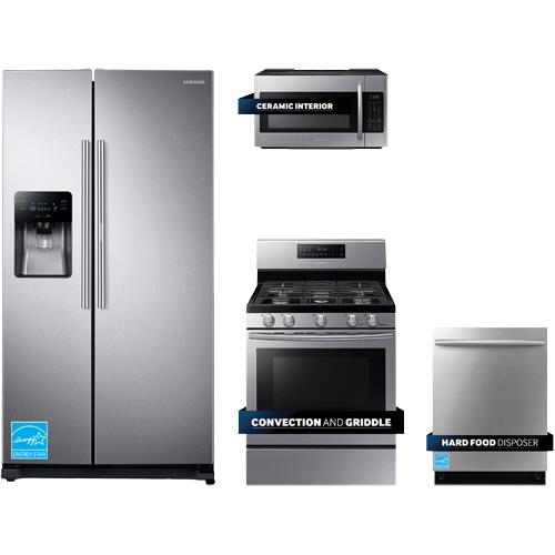 Samsung Stainless Steel Complete Kitchen Package RH25H5611SR