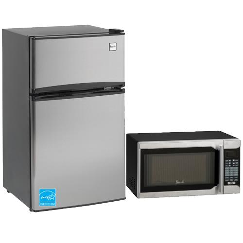 Avanti 19" Stainless Steel 3.1 CuFt Compact Refrigerator With 0.7 CuFt