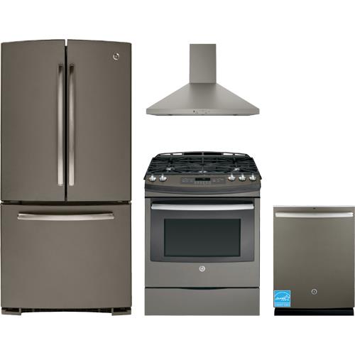 Ge Slate Complete Kitchen Package Gns23gmhes Brandsmart Usa